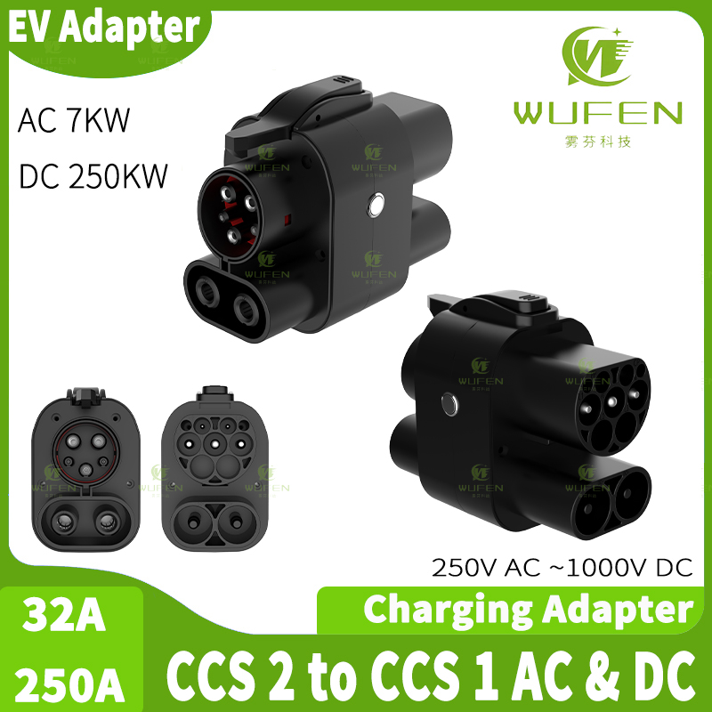 Ccs2 To Ccs1 Fast Charge Adapter 250Kw - WUFEN AC & DC ccs2 bis